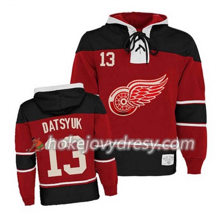 Detroit Red Wings Pavel Datsyuk 13 Červená Sawyer Mikiny Hooded - Pánské